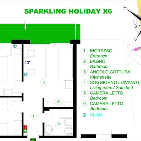 Appartamento Sparkling *