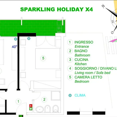 Sparkling Appartamento *